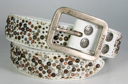 884 Sendra Gürtel Cimarron Blanco mit Nieten