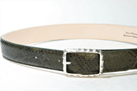 887 Vittozzi Gürtel Python grün