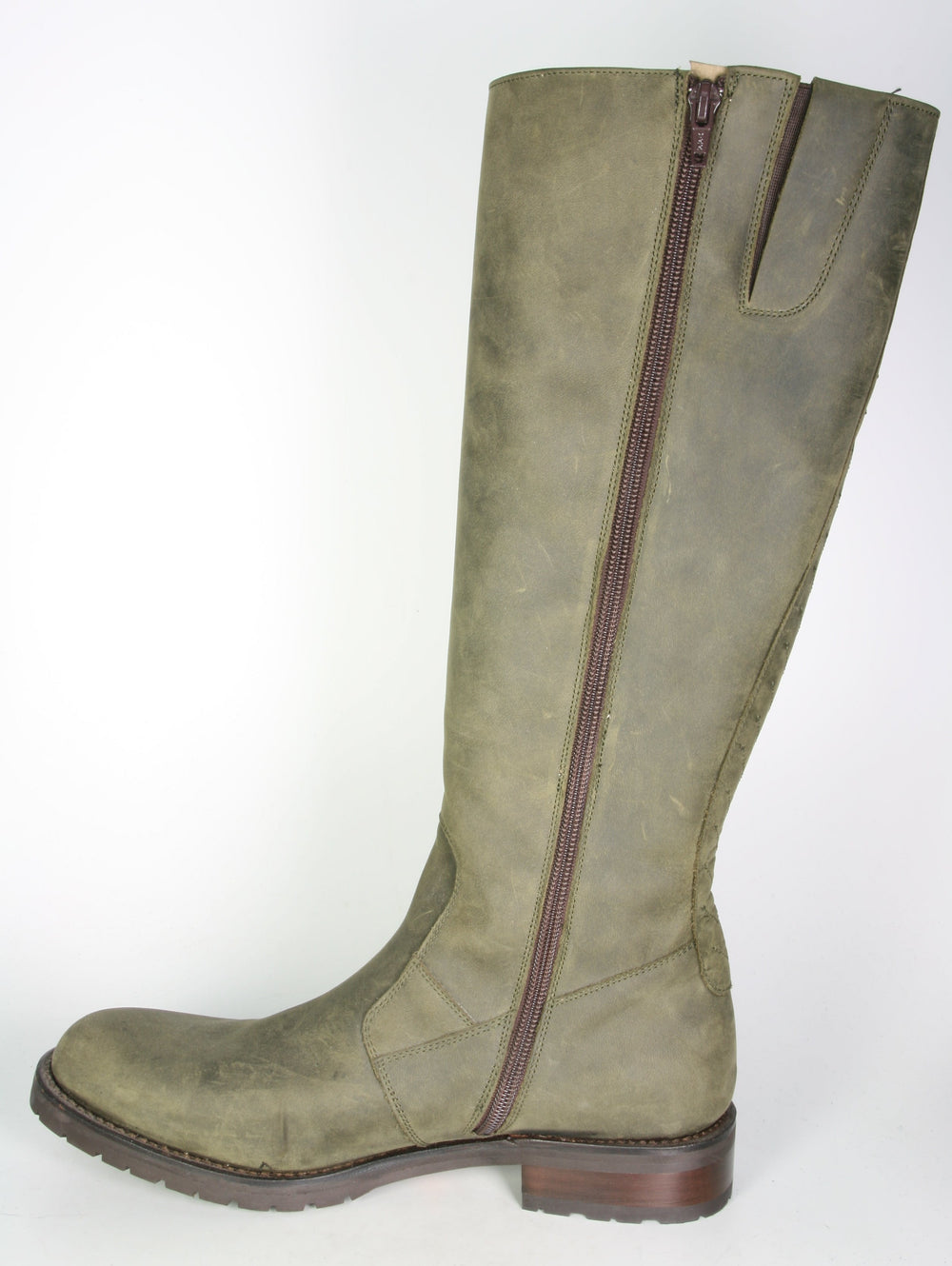 8897 Sancho Old Crazy Softy Green Shaft Boots