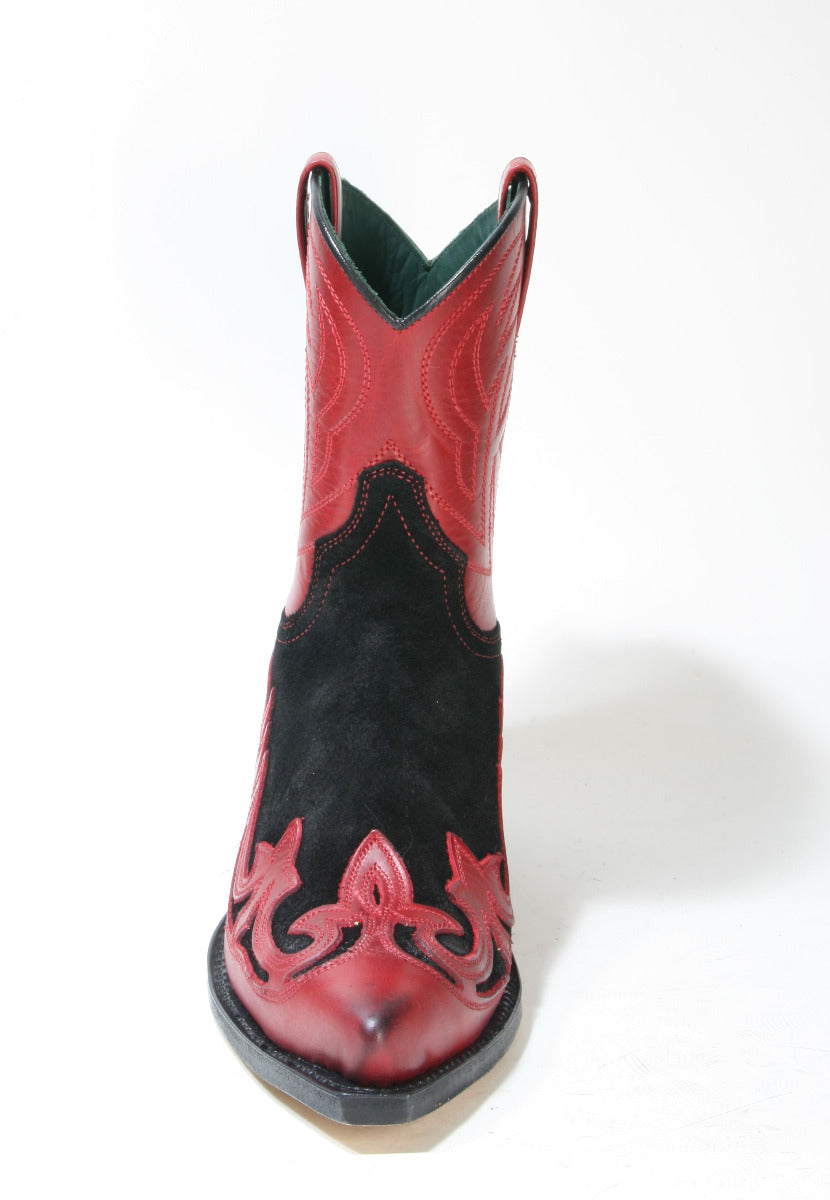 8983 Sendra cowboy boots Ciclon Rojo Serr. Zabri Negro