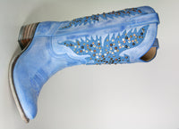 8987 Sendra Cowboystiefel SARA Azul Nieten