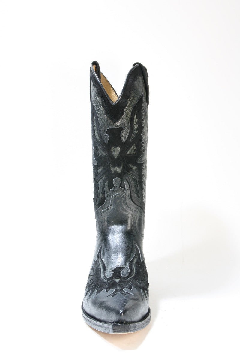 8994 Sendra Boots Cowboystiefel Barbados Negro Serr. Negro
