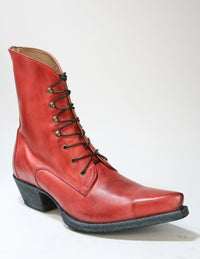 9027 SANCHO Country Schnürstiefel Napa Rojo