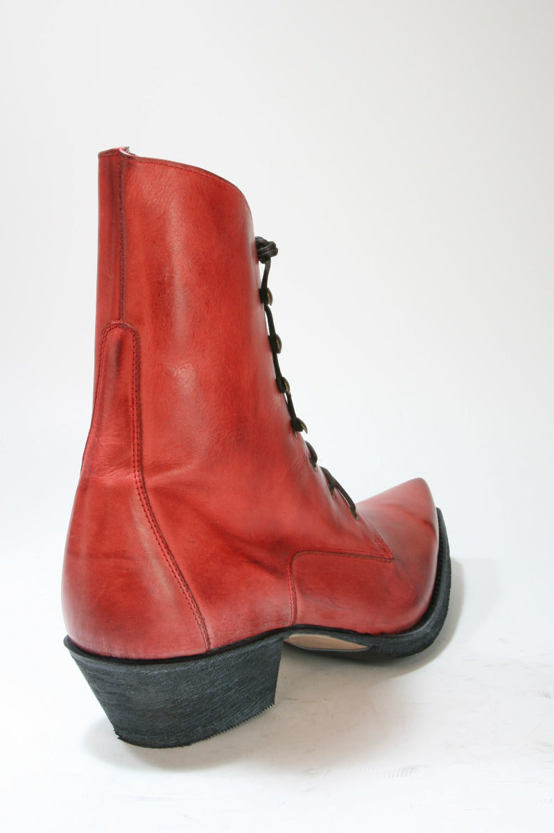 9027 SANCHO Country Schnürstiefel Napa Rojo