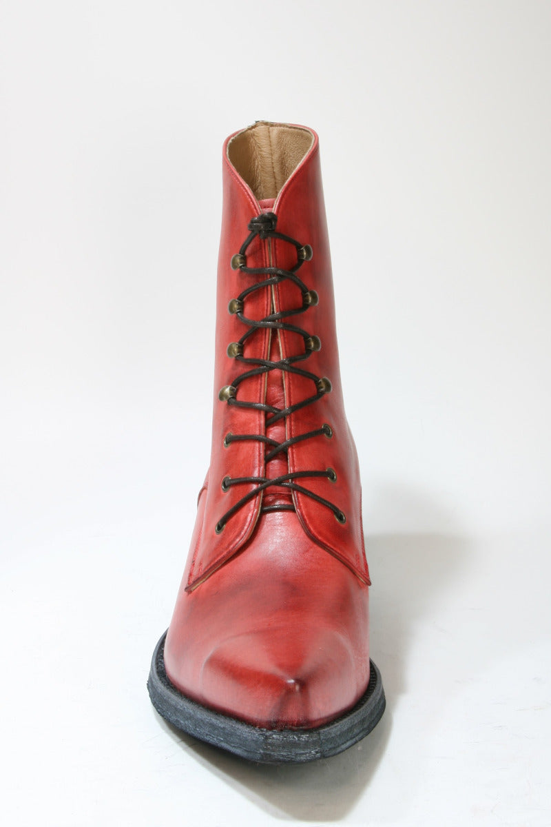 9027 SANCHO Country Schnürstiefel Napa Rojo