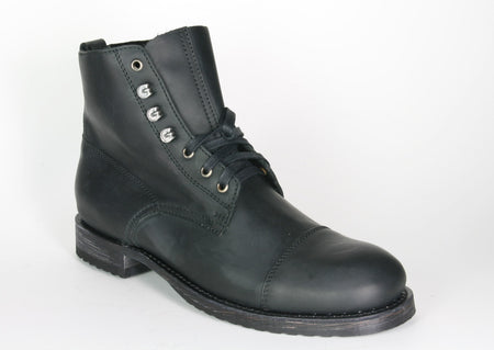 9049 Sendra Schnürstiefel Sprinter Negro Gummi