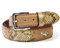 9072 Originalbelts Cuero Python Panizo