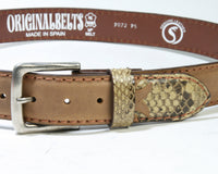 9072 Originalbelts Cuero Python Panizo