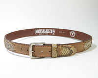 9072 Originalbelts Cuero Python Panizo