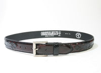 9078 Gürtel Original Belts Flor. Rojo Python Negro