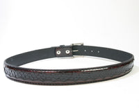 9078 Gürtel Original Belts Flor. Rojo Python Negro