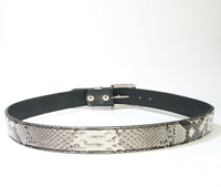 9084 Gürtel Original Belts Negro Python Natural