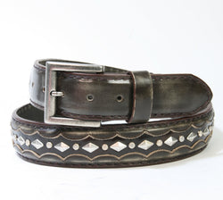 9093 Original Belts Gürtel Denver Arena Flor. Marron