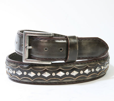 9093 Original Belts Gürtel Denver Arena Flor. Marron