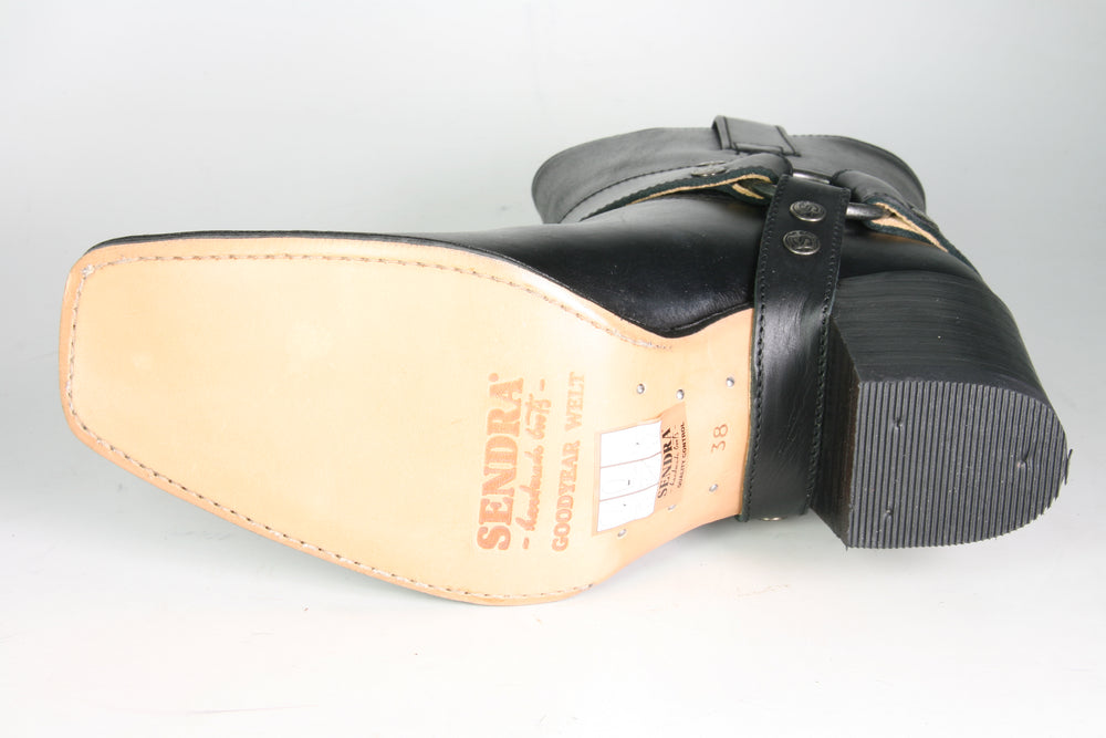 9512 Sendra Kurzstiefel LAURA Negro schwarze Sohle