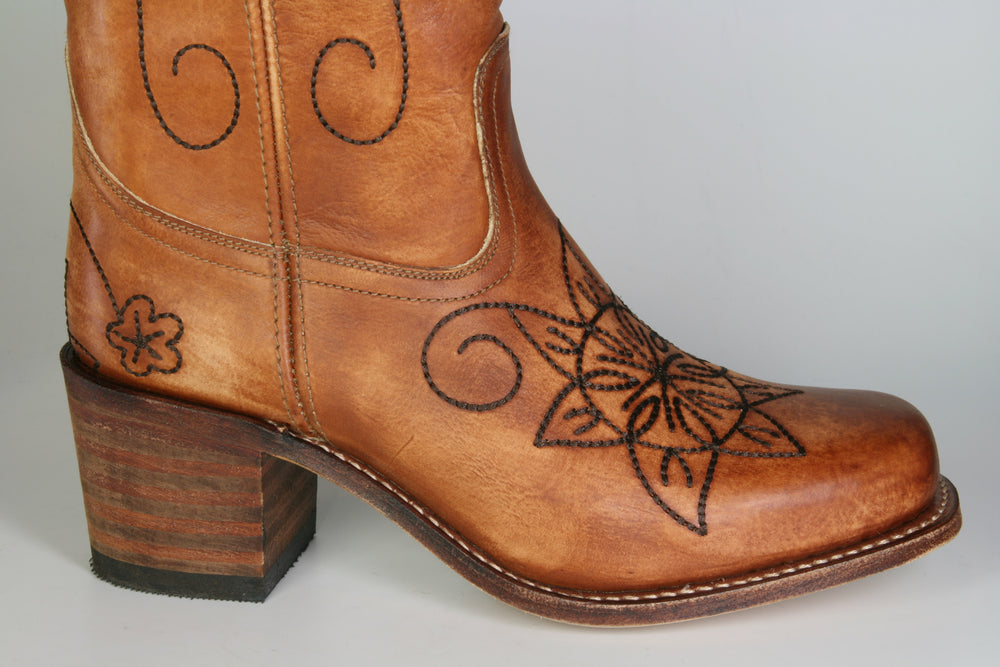9570 Sendra Boots Toledo Olimpia Siena Lavado Boho