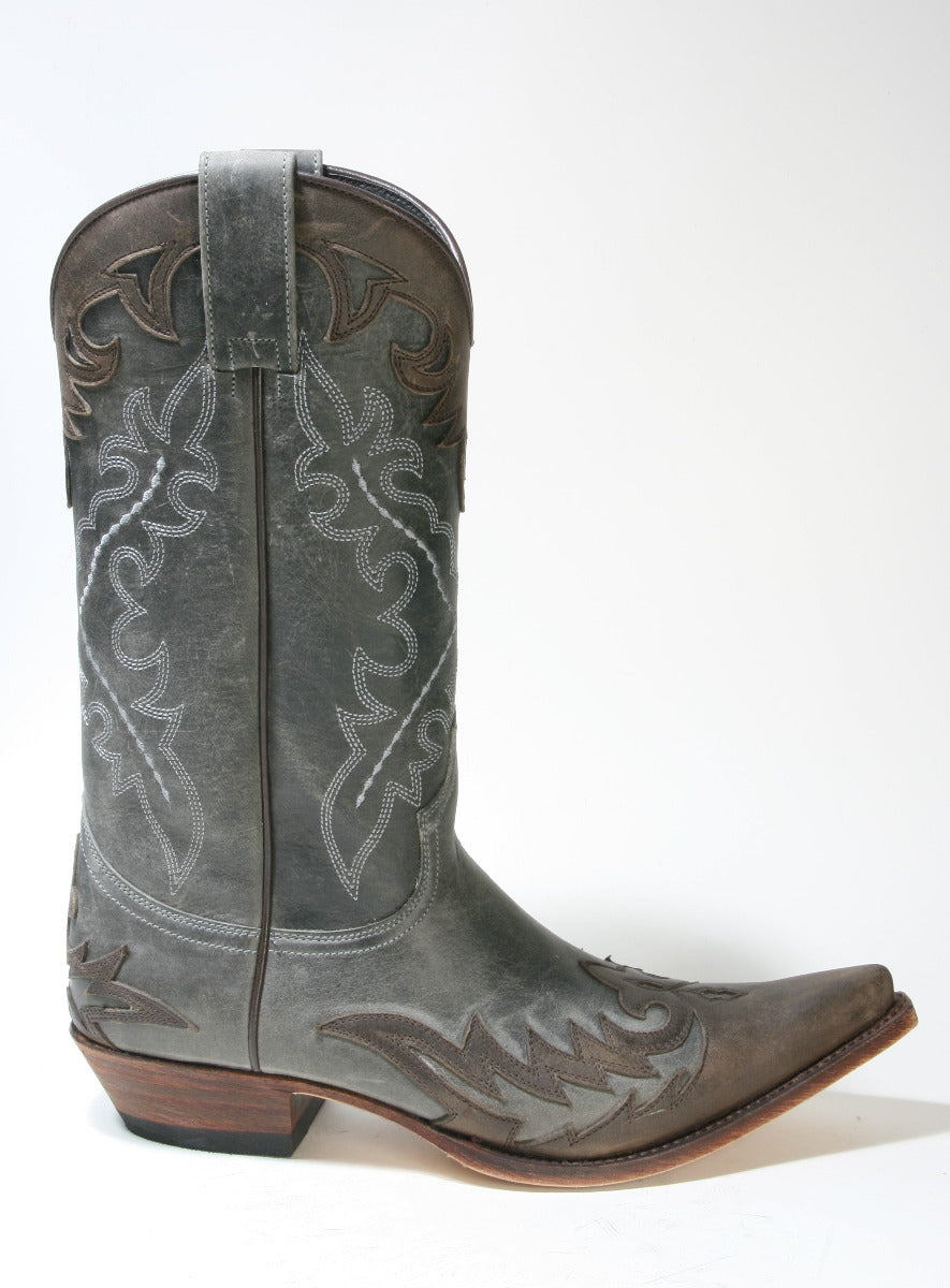 9669 Sendra cowboy boots Floter Dark Taupe