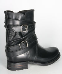 9695 Sendra Bikerboots Kurzsschaft Ciclon Negro