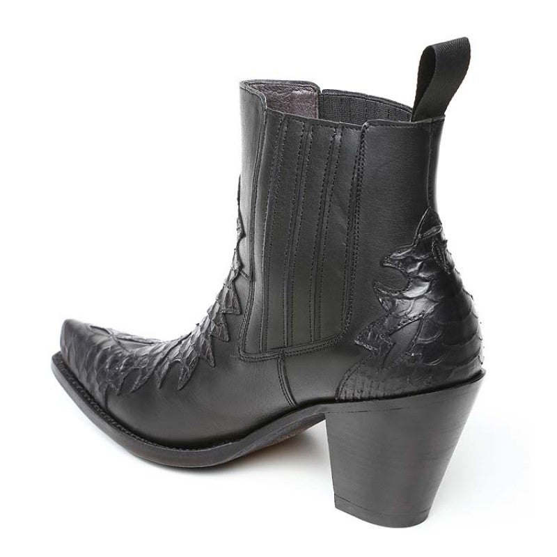 9973 Sancho Abarca ankle boots Negro Outlow