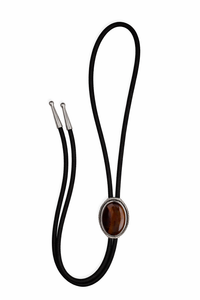 40033 Bolotie mit braunem Stein