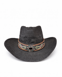 Cowboyhut STARS & STRIPES schwarz