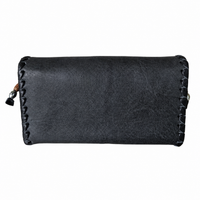 TW28792 Biker wallet, brown with chain