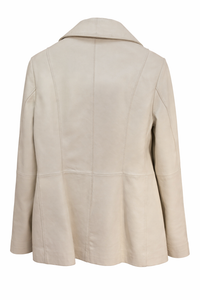 Damen Lederjacke Rock´n´Blue OffWhite