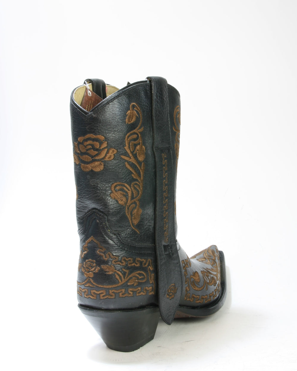 WBL-01 Stars and Stripes Cowboystiefel Kurzschaft Dark Brown