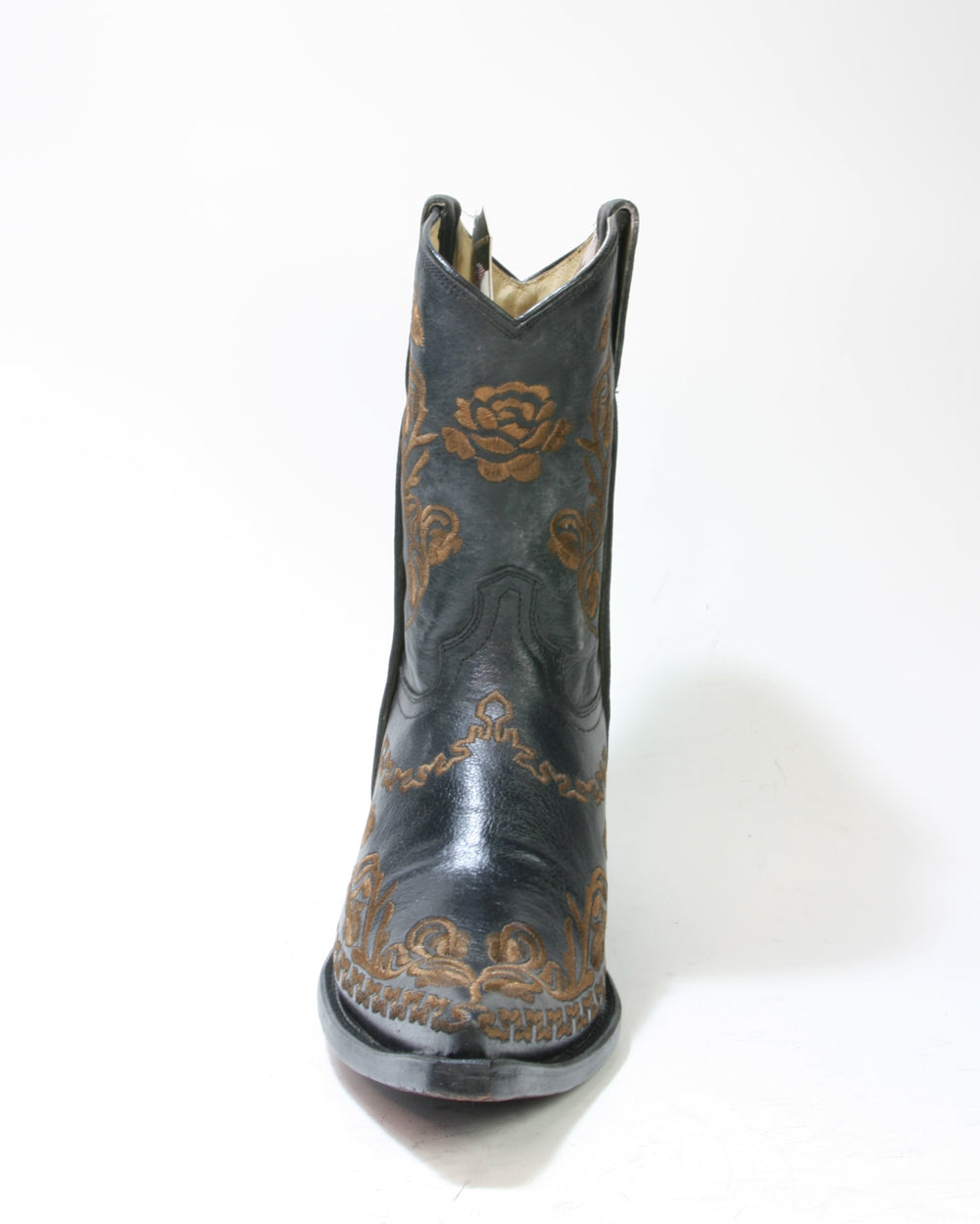 WBL-01 Stars and Stripes Cowboystiefel Kurzschaft Dark Brown
