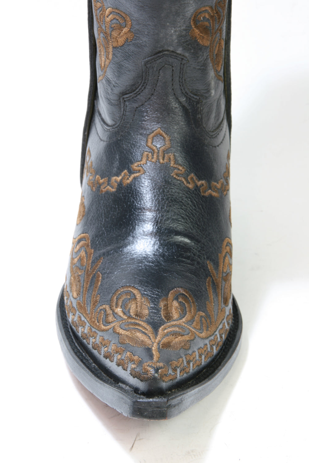 WBL-01 Stars and Stripes Cowboystiefel Kurzschaft Dark Brown