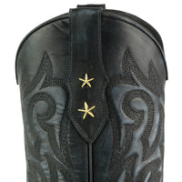 2524 Mayura Cowboystiefel Negro Lavado