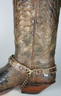 43 Sendra boot straps Arnes brass Barbados