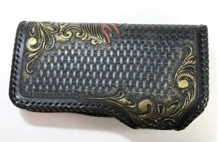 Leder Wallet Dragon HANDMADE
