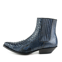 2575 MAYURA ankle boots Python Navy
