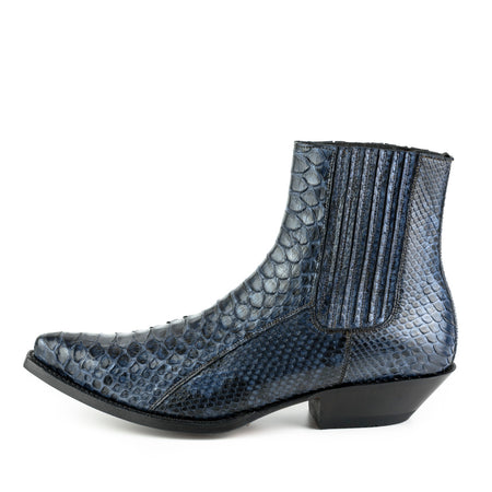 2575 MAYURA ankle boots Python Navy
