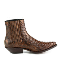 2575 Mayura ankle boots Python Harrier M-50 Python Cognac