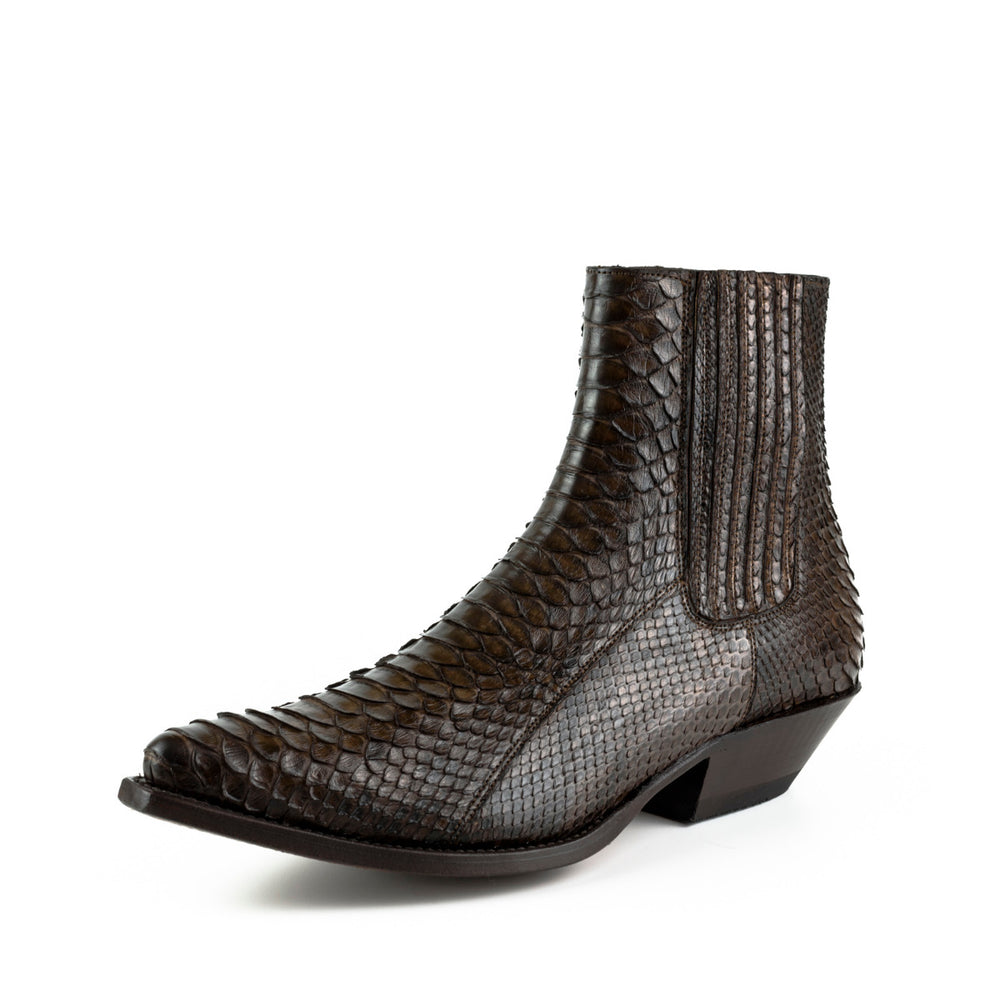 2575 MAYURA Stiefeletten Python Marron