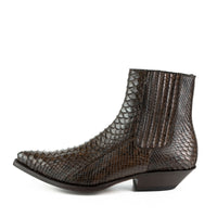 2575 MAYURA Stiefeletten Python Marron