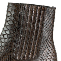 2575 MAYURA Stiefeletten Python Marron