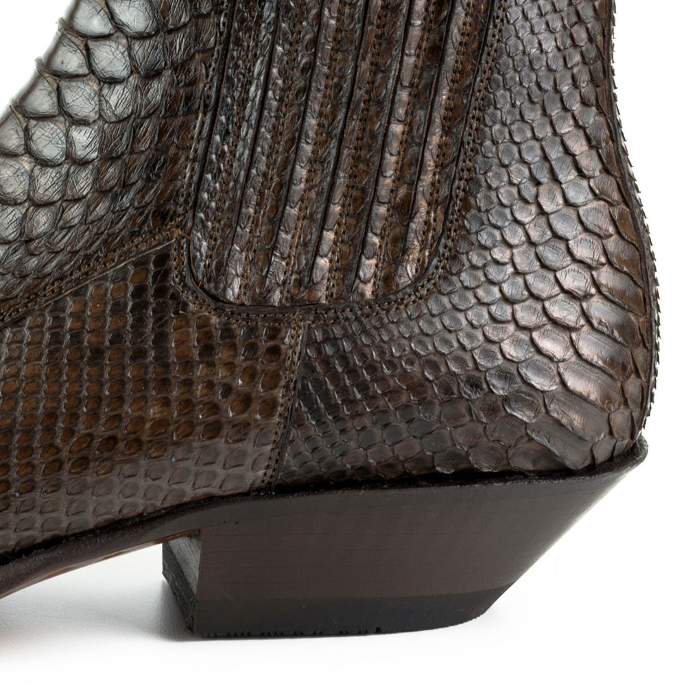 2575 MAYURA Stiefeletten Python Marron