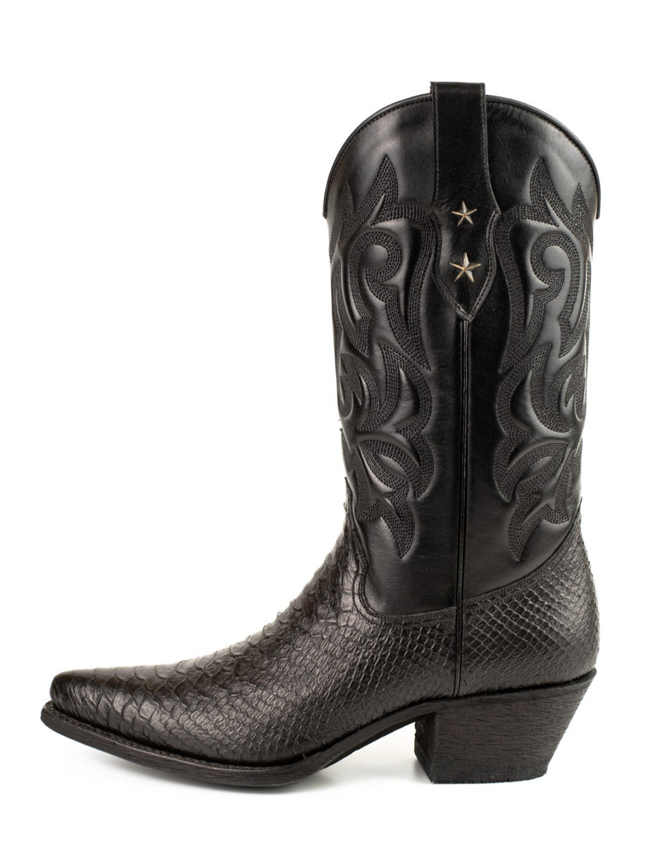2524 Mayura cowboy boots Black