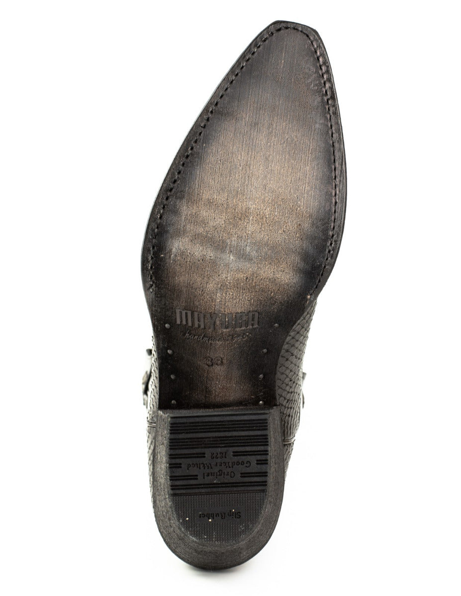 2524 Mayura cowboy boots Black