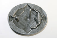 Ethno silver buckle