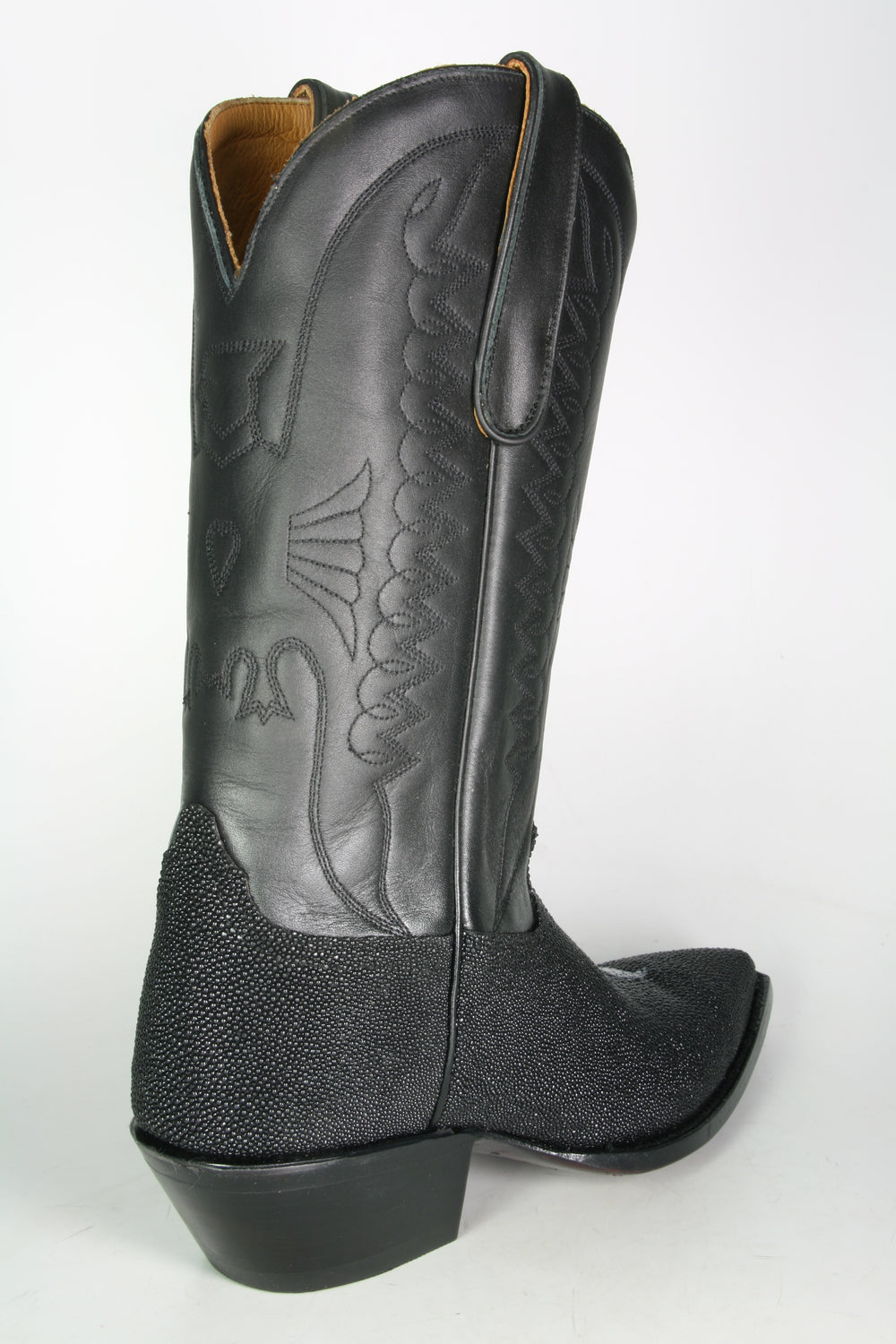BHD1 Caborca ​​Black cowboy boots Stingray
