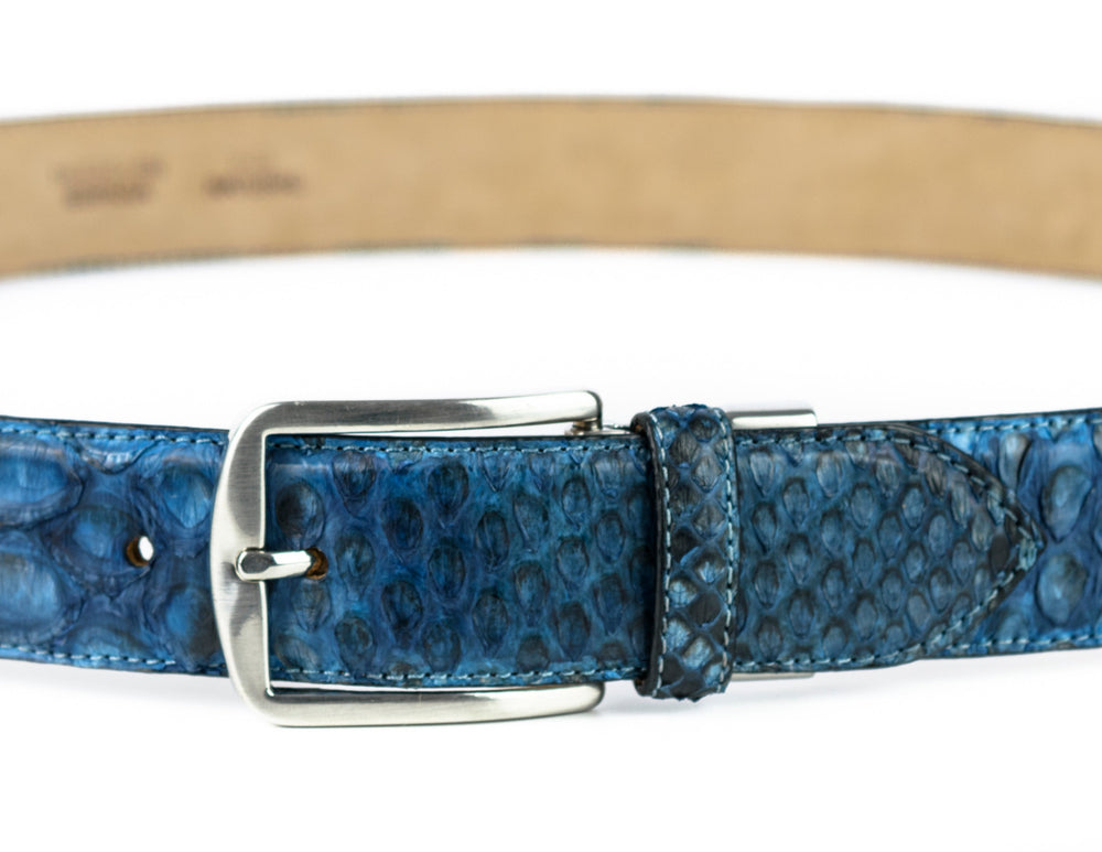 810 Mayura Belt Python Azul