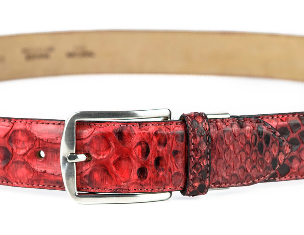 810 Mayura Belt Python Rojo