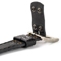 1020 Mayura Gürtel Python Black