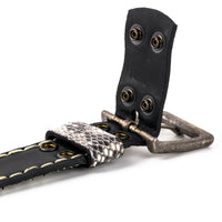 1020 Mayura Belt Python White
