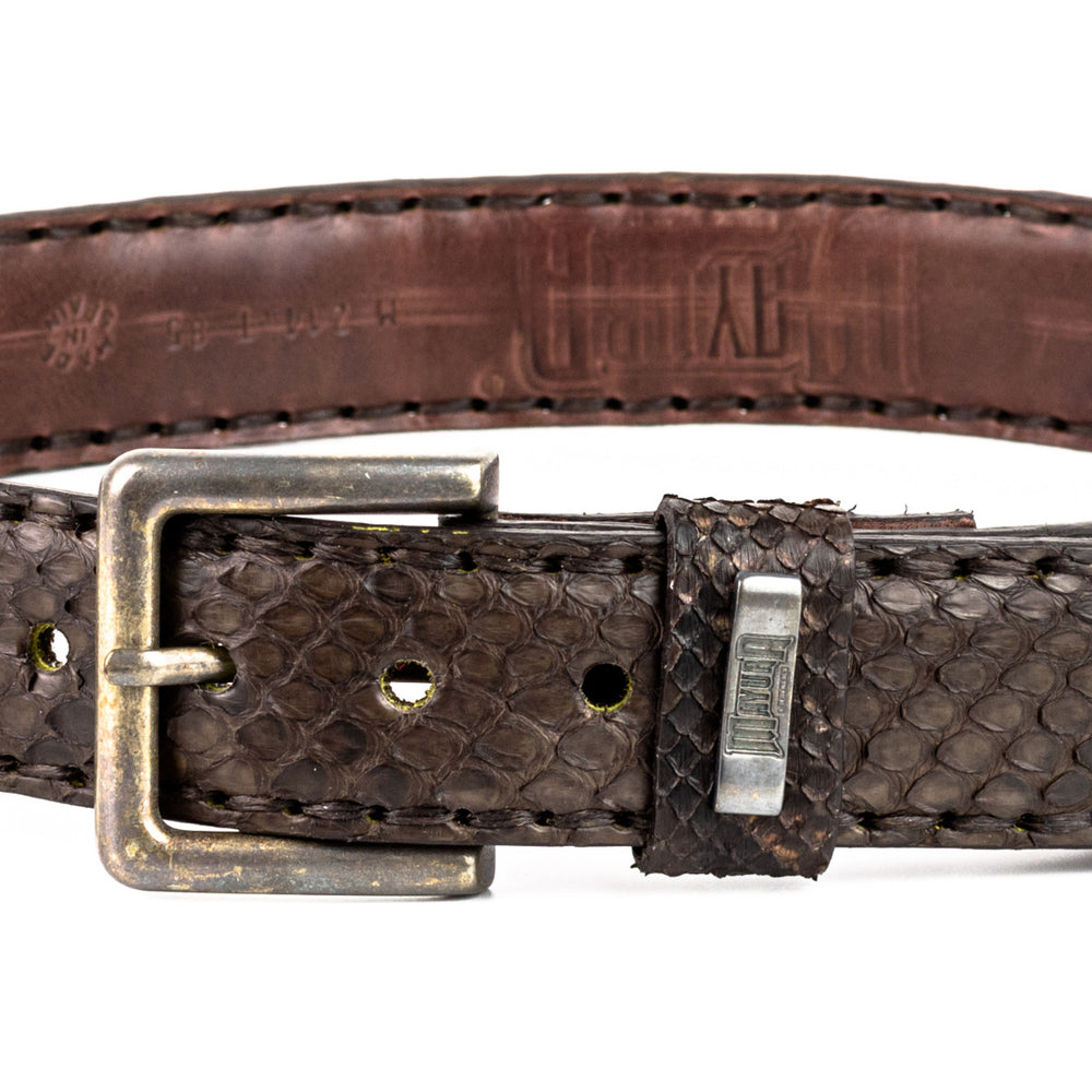 214 Mayura Belt Genuine Caiman Leather Brown