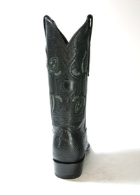 3C01 Cuadra Cowboystiefel Echsenleder Black spitz